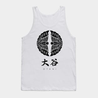 Otani Clan kamon with text Tank Top